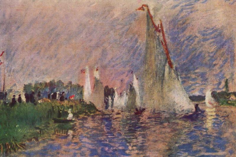 Pierre-Auguste Renoir Regatta bei Argenteuil Sweden oil painting art